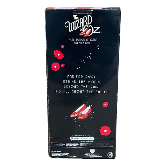 The Wizard of Oz-Miss Dorothy Gale-Barbie Doll Rare 2010 Pink Label New in Box - Picture 5 of 5